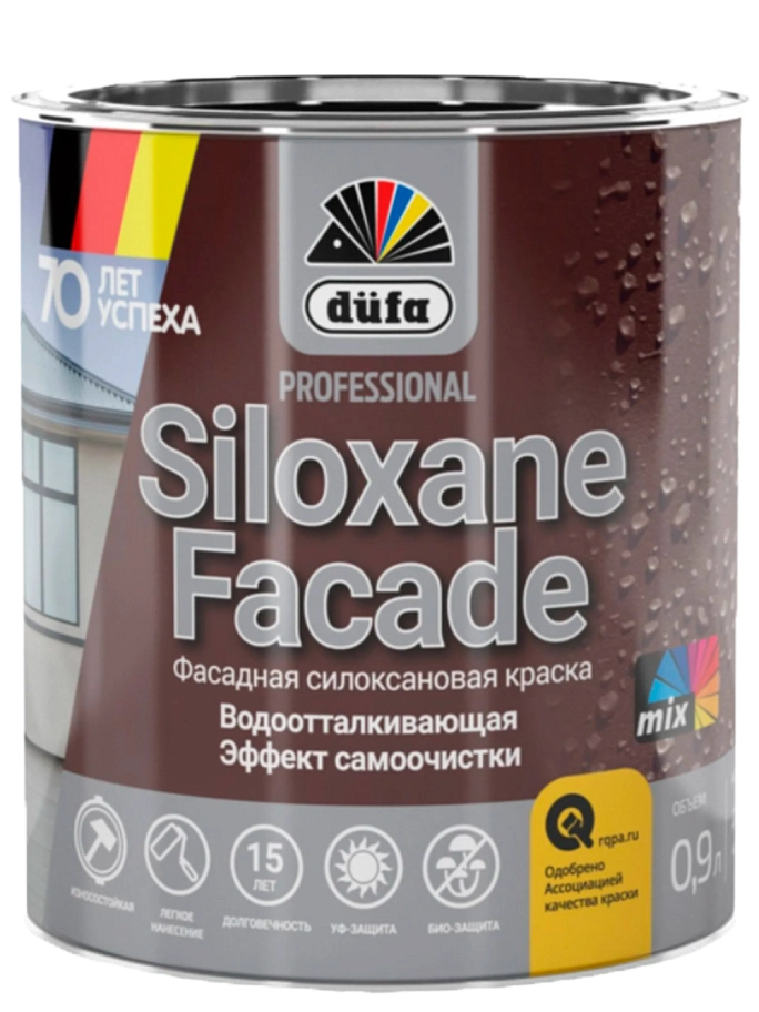 Dufa Premium Siloxane / Дюфа Премиум Силоксан Краска фасадная акрил-силоксановая