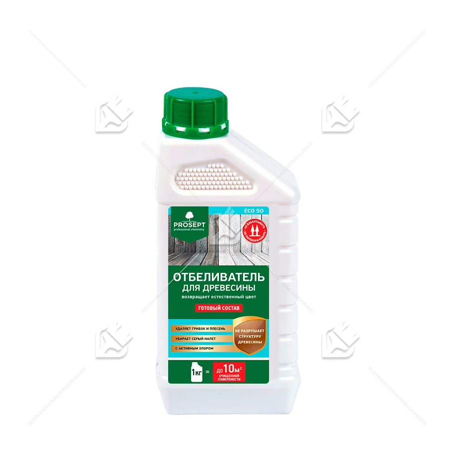 Отбеливатель для древесины PROSEPT ECO 50 готовый состав / 1 л