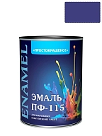 Простокрашено Эмаль ПФ-115 универсальная алкидная
