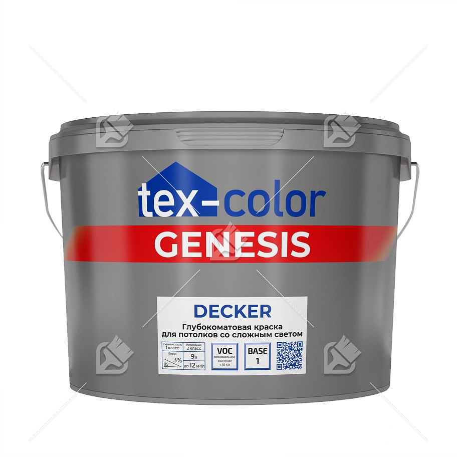 "Tex-Сolor" ВД краска Genesis Decker база1 9л